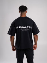 Stone Wash Alpha Tee - Black