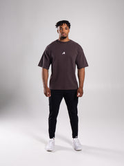 Stone Wash Alpha Tee - Walnut