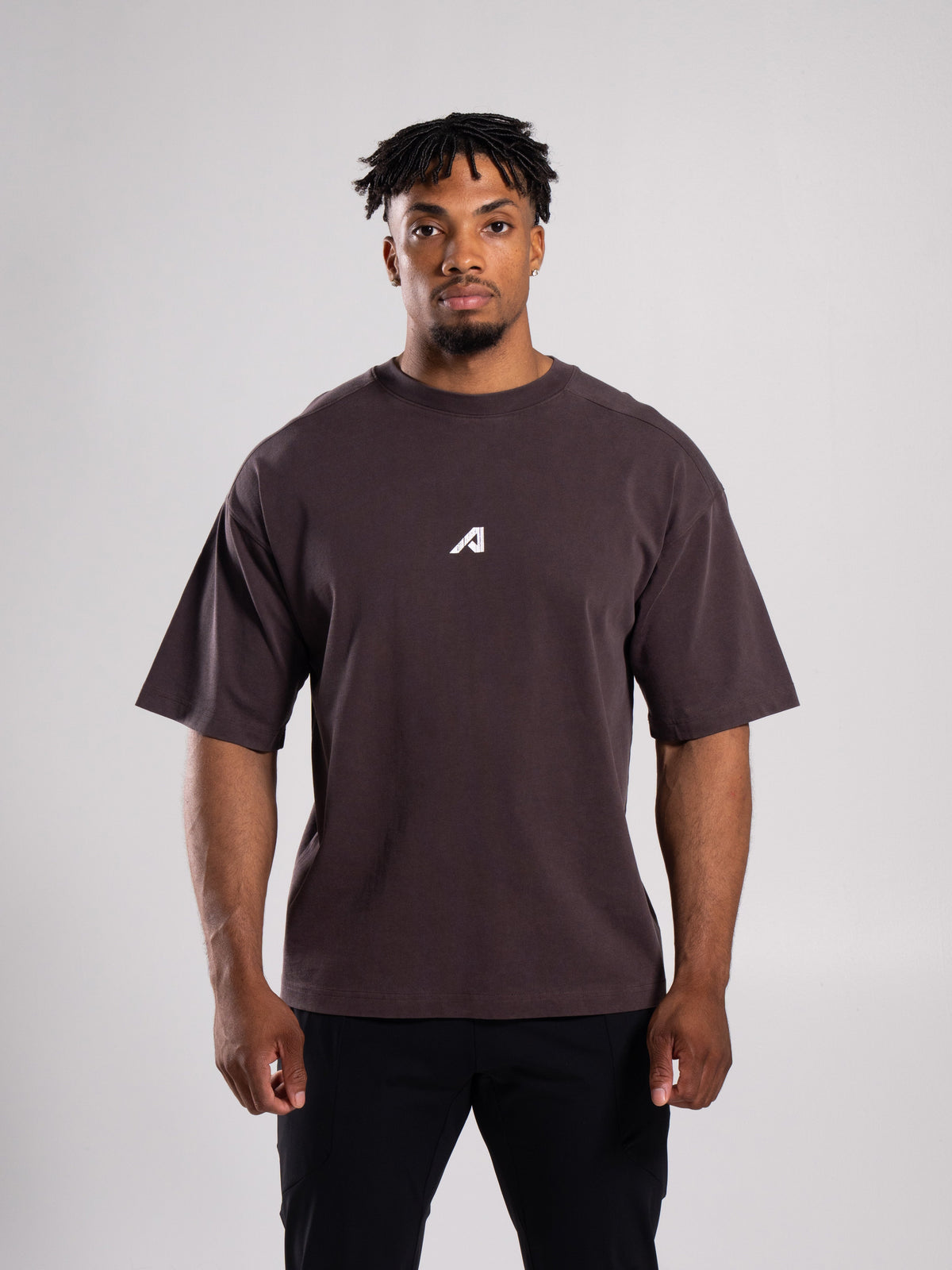 Stone Wash Alpha Tee - Walnut