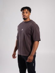 Stone Wash Alpha Tee - Walnut