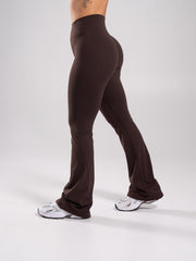 Aura Ultra-High Rise Flared Pant - Walnut