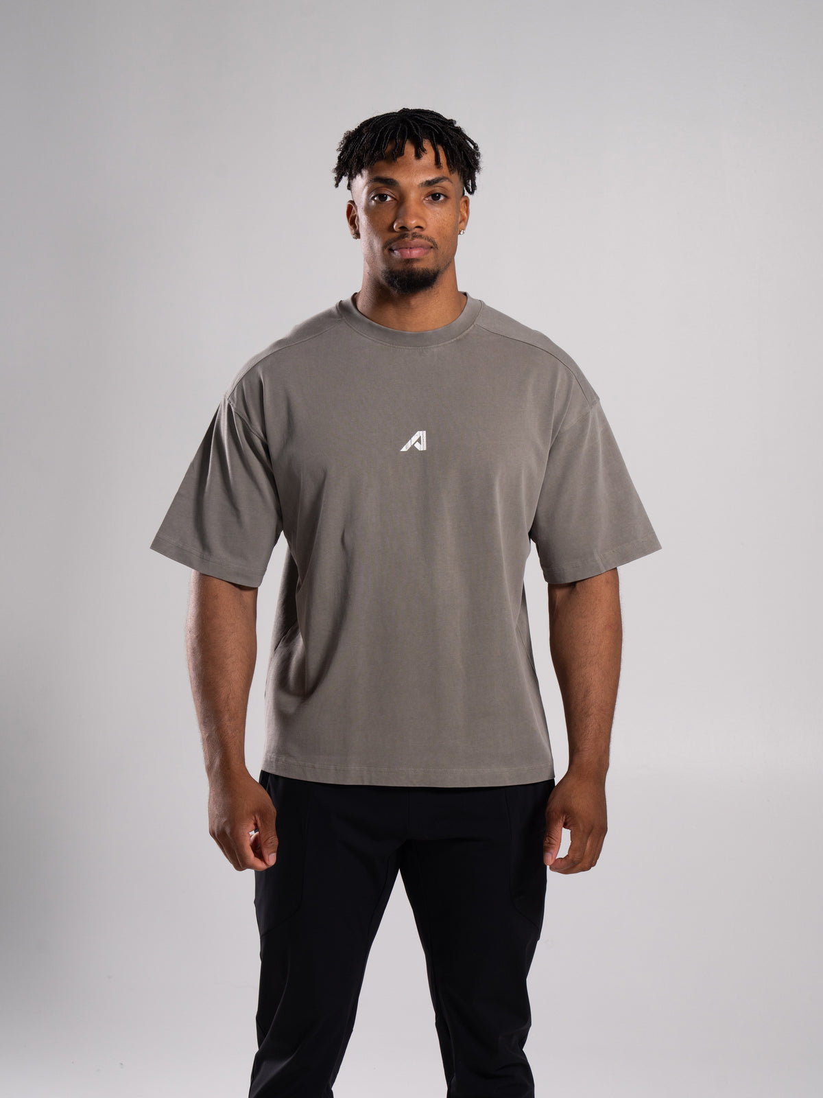 Stone Wash Alpha Tee - Desert Khaki