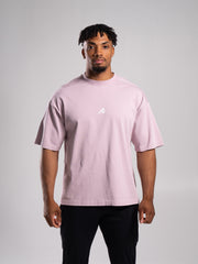 Stone Wash Alpha Tee - Rosewood