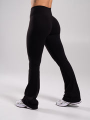 Aura Ultra-High Rise Flared Pant - Black