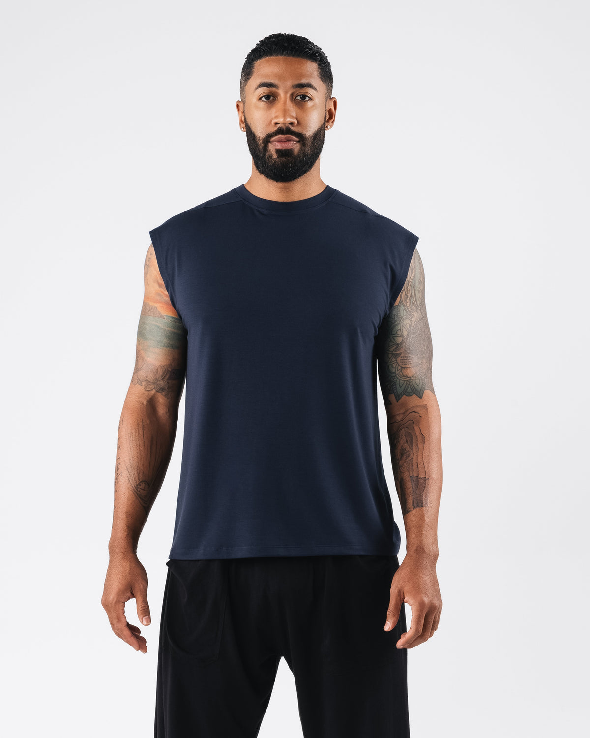 Zero Accent Tank - Dark Navy