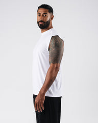 Zero Accent Tank - White