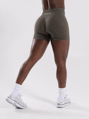 Pump Mid Rise Short - Khaki