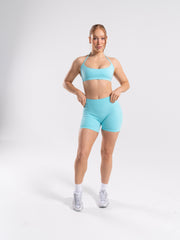Amplify Minimal Bra - Aqua Blue