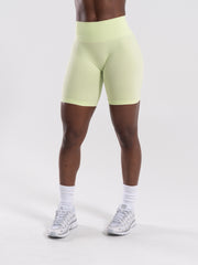 Pump Mid Rise Biker Short - Citrus Frost