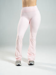 Aura Ultra-High Rise Flared Pant Long - Ballet Pink