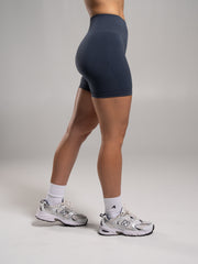 Pump Mid Rise Short - Dusty Navy